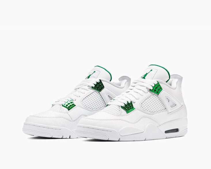 Air Jordan 4 Retro in White/Pine Green - Style Stride Vault