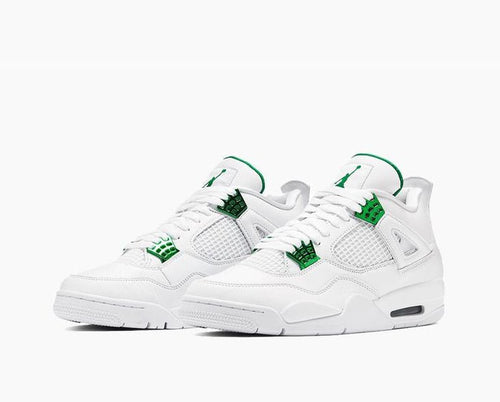 Air Jordan 4 Retro in White/Pine Green - Style Stride Vault