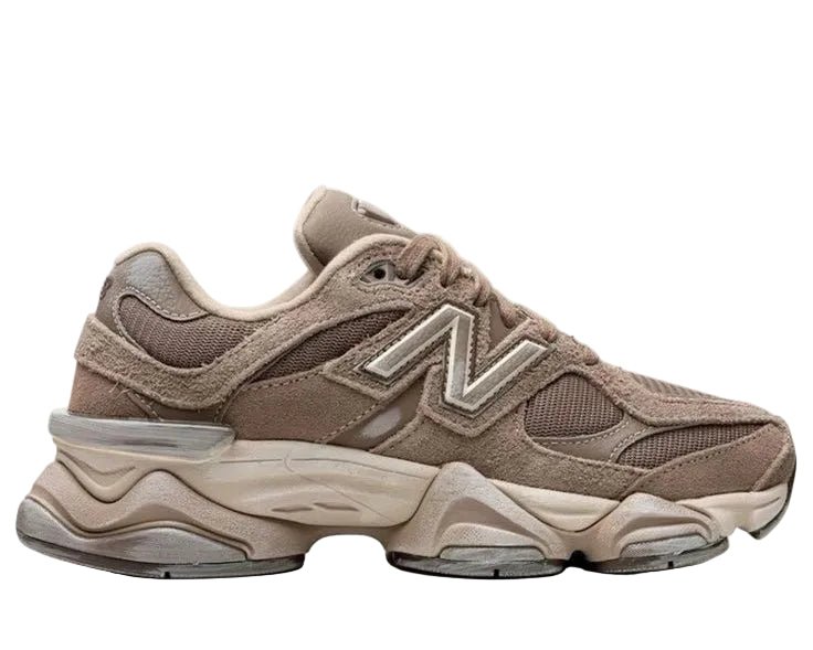 New Balance 9060 Sea Salt & Mushroom Bown sneakers. - Style Stride Vault