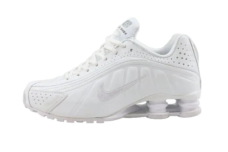 Nike Shox R4 "Triple White - Style Stride Vault